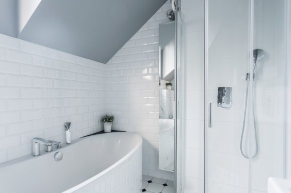 Création de salle de bain avec douche et baignoire Thonon‑les‑Bains